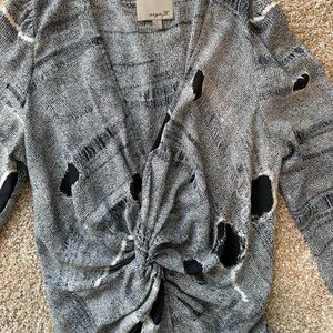 ARYN K silk top twist